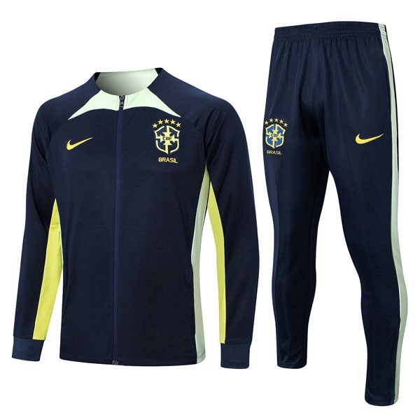 Trainingsanzug Brasilien 2022-23 Blau Gelb